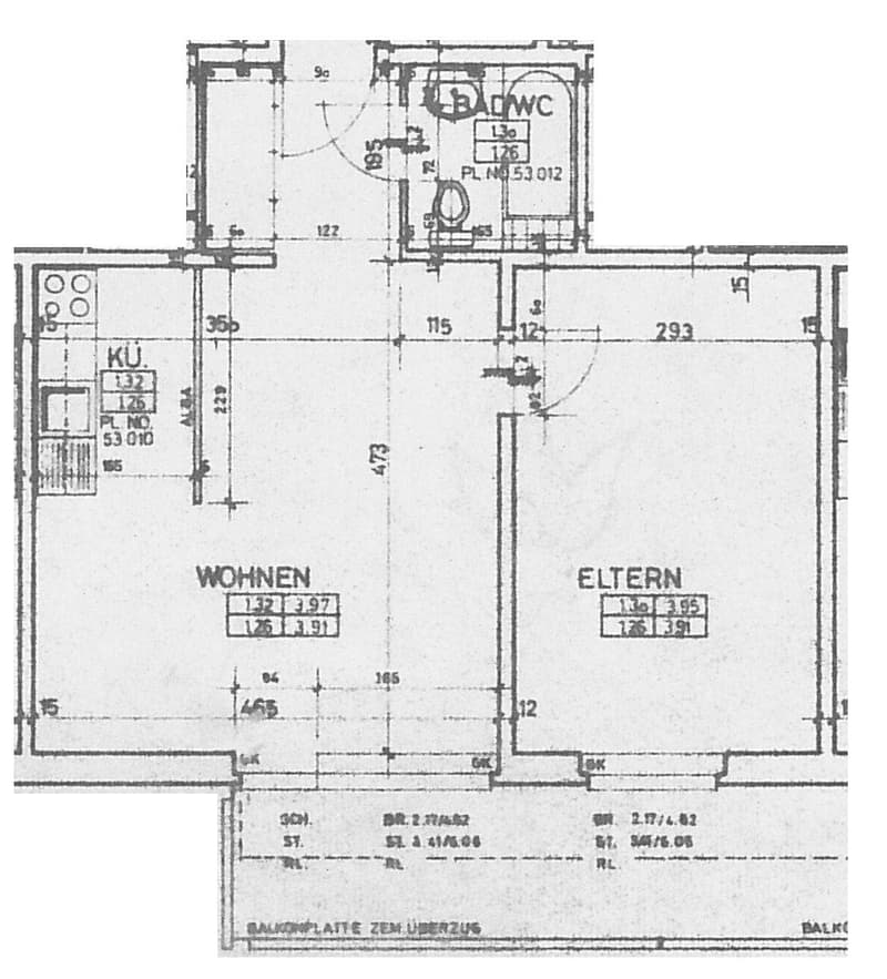 Grundrissplan