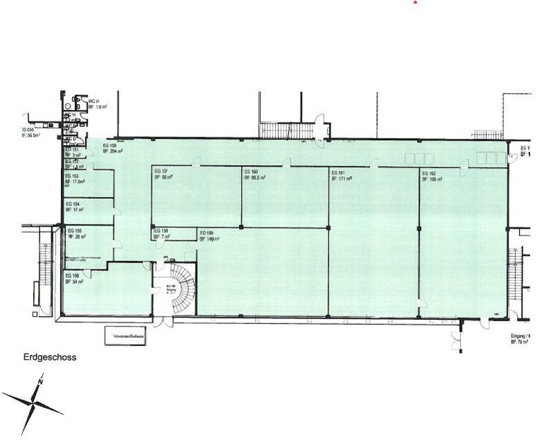 Grosse und vielseitig nutzbare Gewerbehalle mit bestehender Infrastruktur – 915 m² (2)