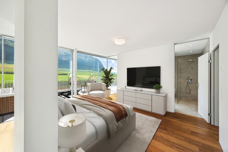 Attique élégant avec vue et design uniques (6)