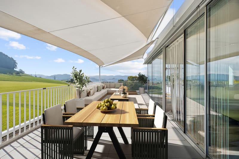 Attique élégant avec vue et design uniques (11)