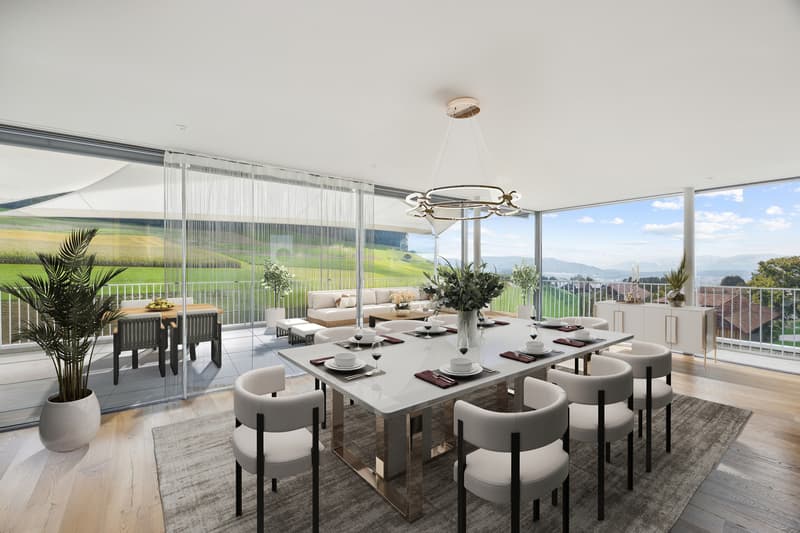 Attique élégant avec vue et design uniques (3)