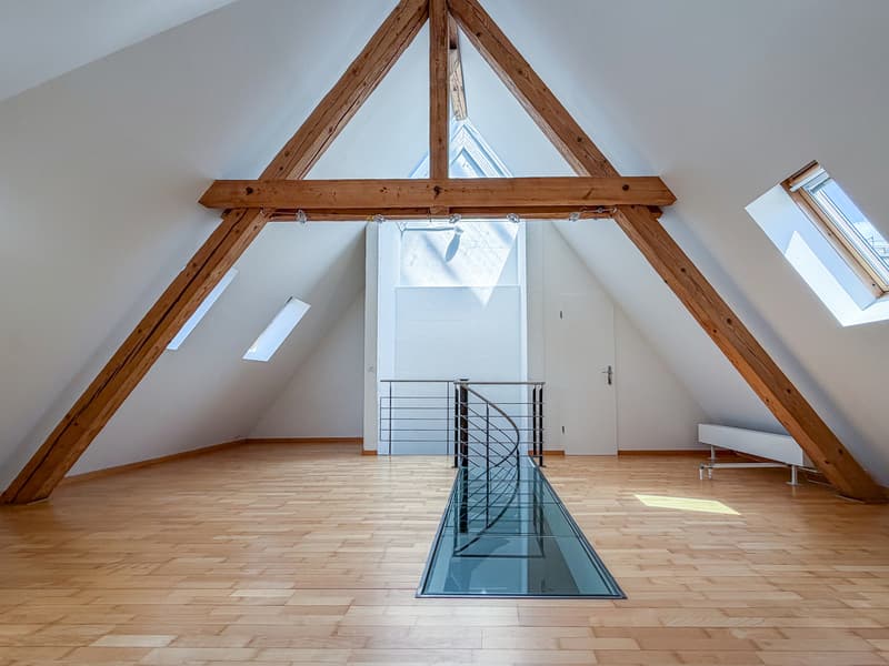 Charming 3.5-room attic apartment on two floors in the heart of Bern (11)