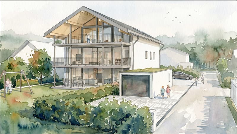 BAUPROJEKT "FLURA" WOHNUNG DACHGESCHOSS (1)