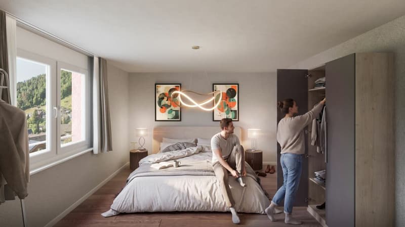 Newly built 2.5-room apartment with a view (11)