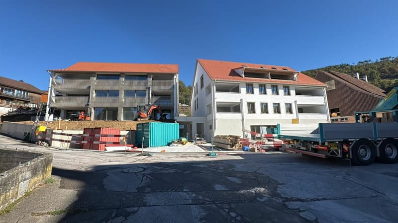 Neubau 3.5 Zimmer-Gartenwohnung mit Einstellhalle (1)