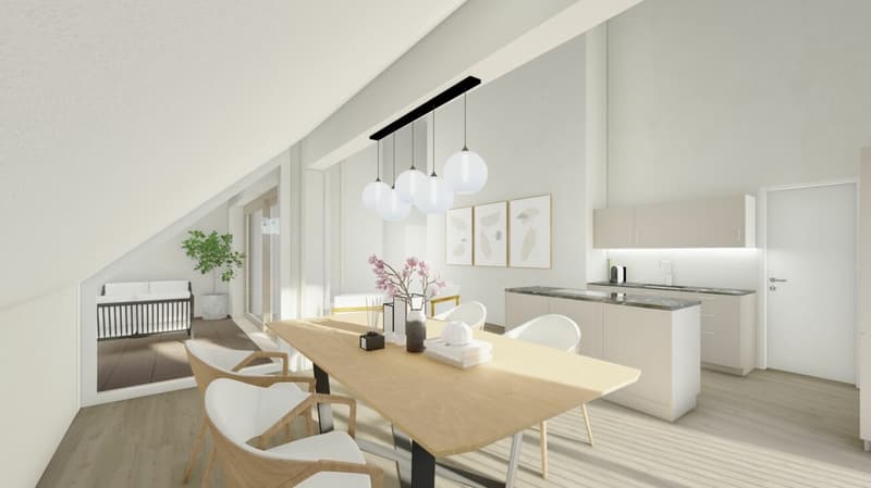 ERSTBEZUG 4.5 Zimmer-Dachwohnung mit ESTH (1)