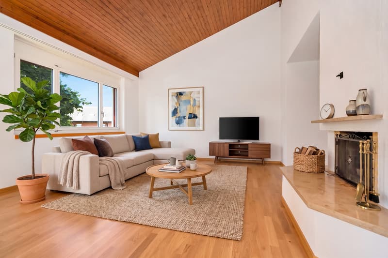 Wohnzimmer mit Möblierung