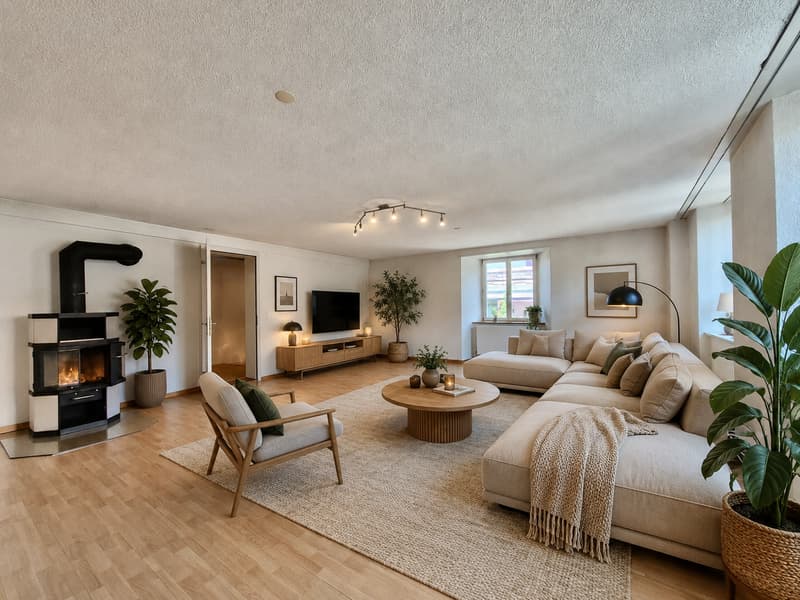 Visualisierung Wohnzimmer