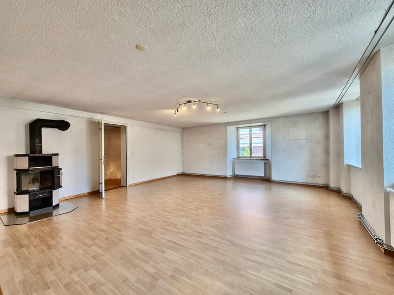 Appartamento di 3,5 locali con camino e terrazza a Kestenholz (2)