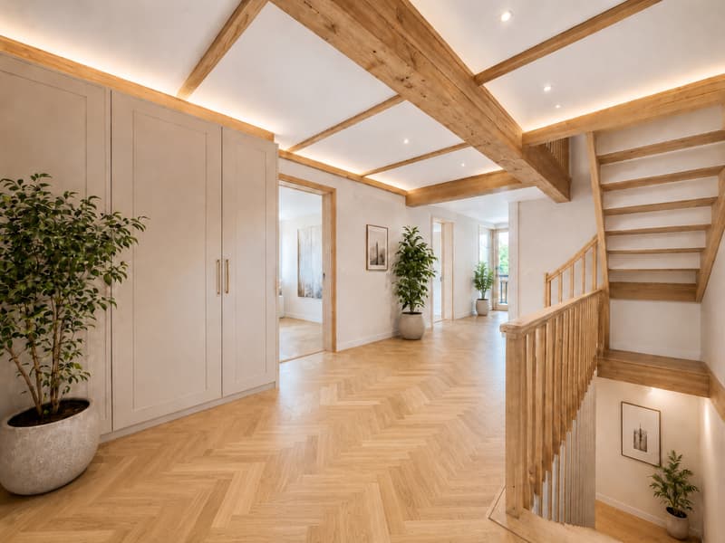 Charmantes 6.5-Zimmer Doppeleinfamilienhaus mit Altbau-Flair in Biglen (5)