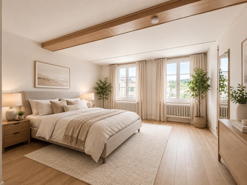 Charmantes 6.5-Zimmer Doppeleinfamilienhaus mit Altbau-Flair in Biglen (4)