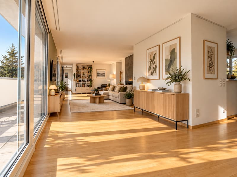 Stadtnahe 5.5 Zimmer Penthouse-Wohnung mit herrlicher Weitsicht (4)
