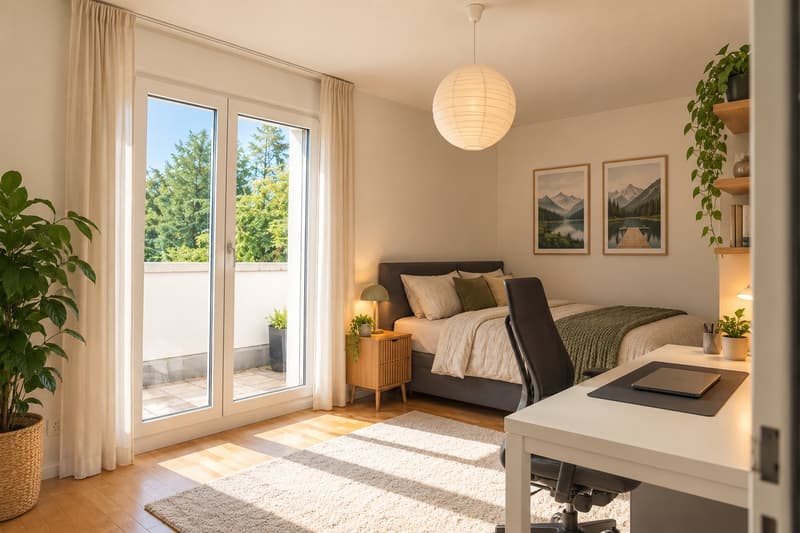 Stadtnahe 5.5 Zimmer Penthouse-Wohnung mit herrlicher Weitsicht (12)