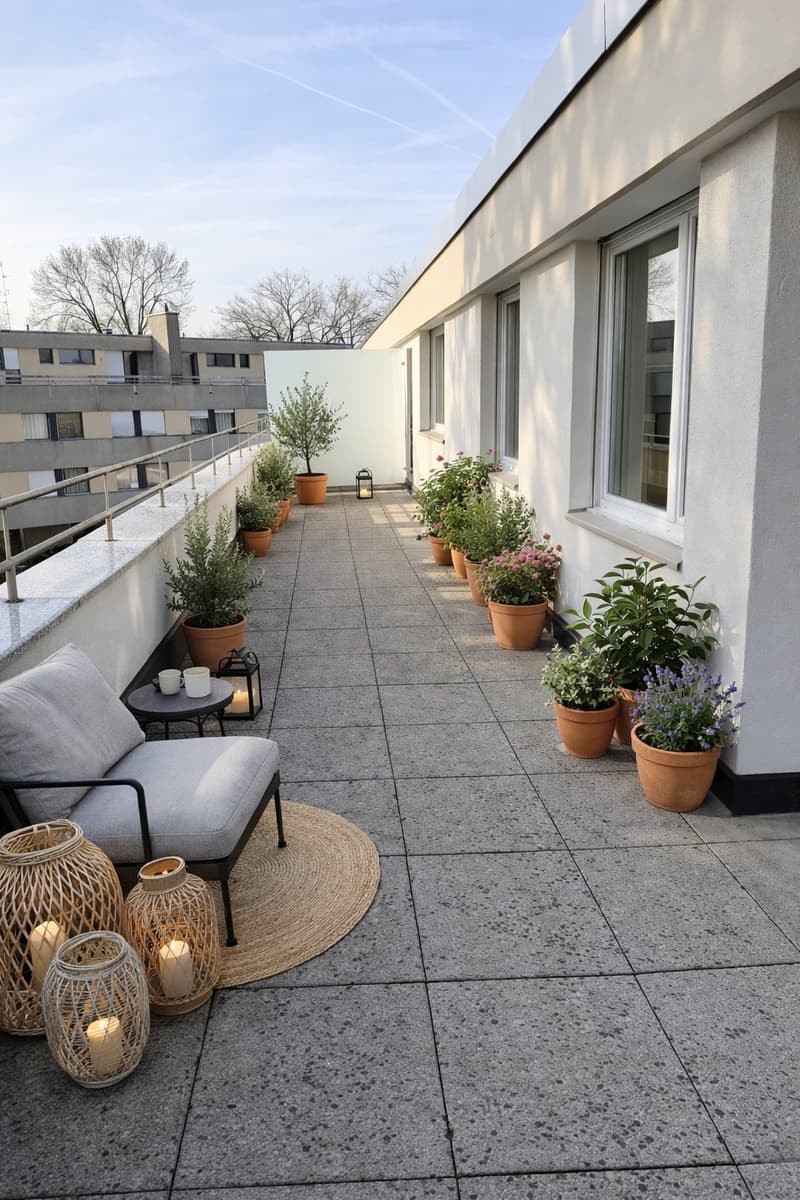 Vivere con una sensazione di vacanza: oasi attico soleggiata con terrazza impressionante (10)
