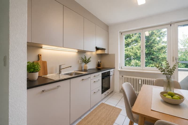 Charmante 4.5-Zimmer-Wohnung mit Balkon in Binningen (1)