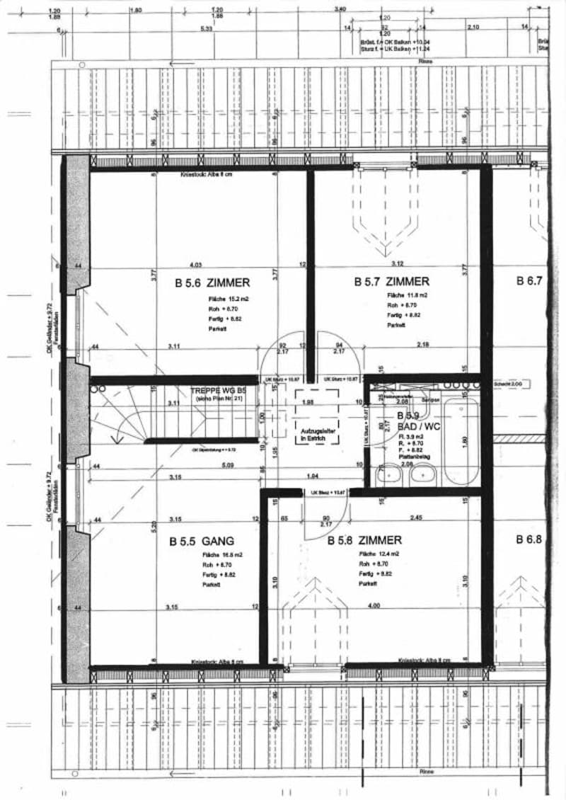 Grundriss 2. OG (Dachgeschoss)