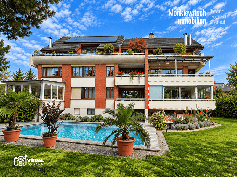 Stadtwohnung mit Pool-, Sauna- & Garten-Mitbenutzung (1)