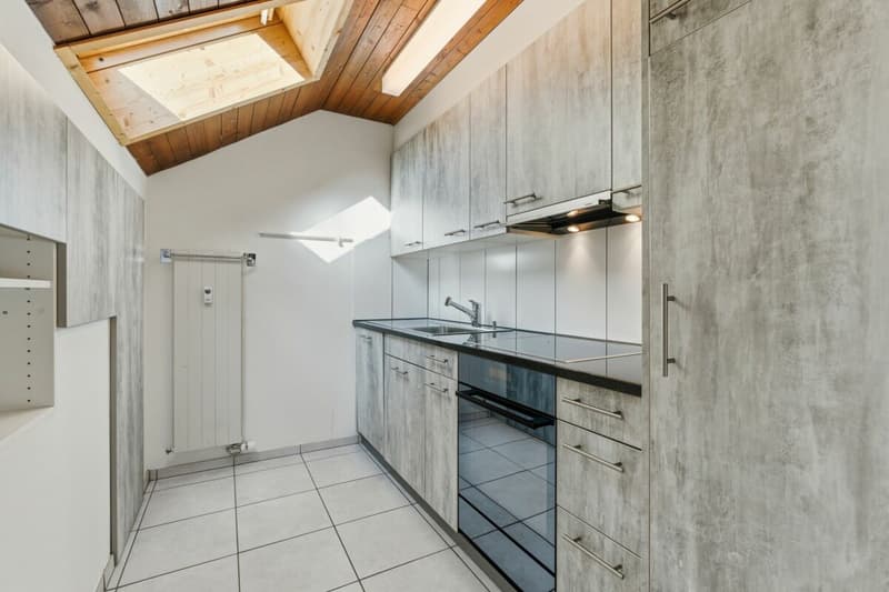 Cozy 2.5 room attic apartment with garage and balcony (6)