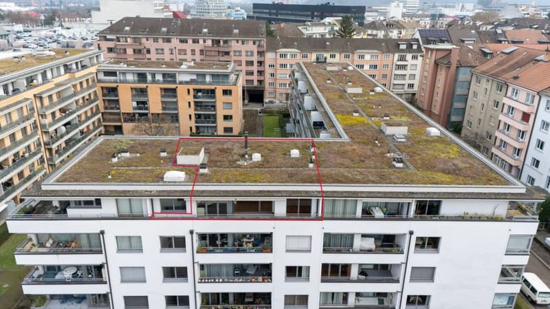 Living above the rooftops in Gundeli - 3.5-room attic apartment plus hobby room and 2 AEP (13)