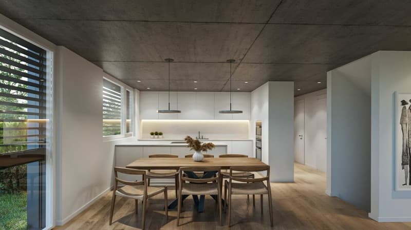 Dernière Chance : Maison mitoyenne exclusive de 5,5 pièces dans un emplacement idéal (avec carport et place de parking) (3)