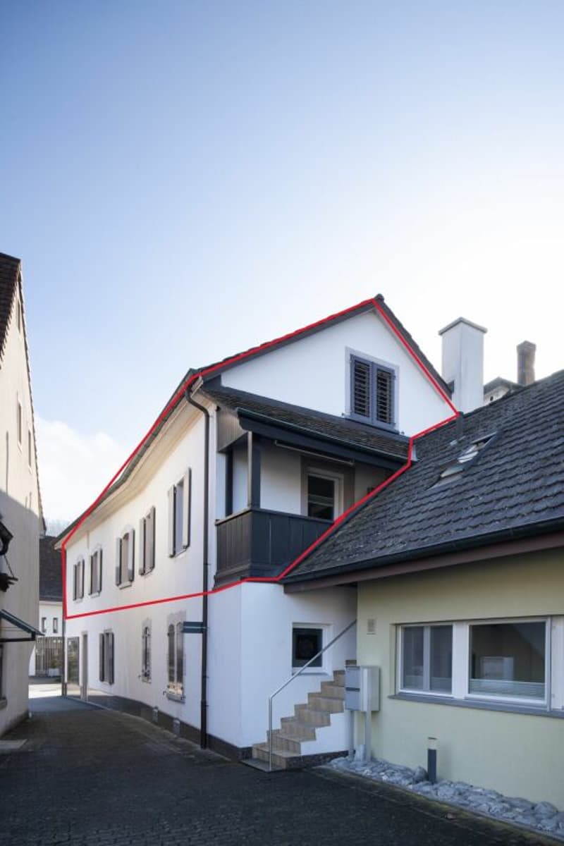 Exklusive und grosszügige 5.5 Z' Dach-Maisonettewohnung im Dorfkern (12)
