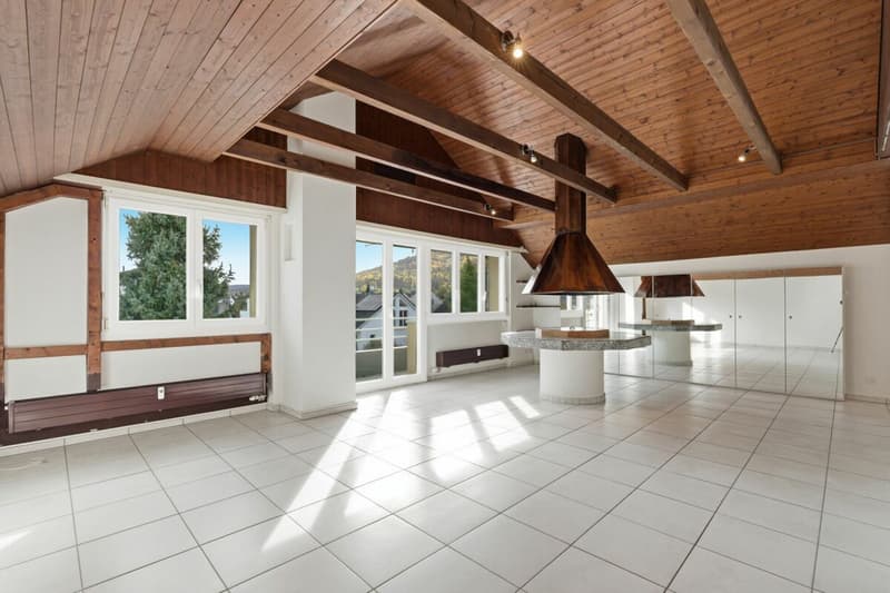 Helle 2.5 Z' Dachwohnung mit Garage und Balkon (1)