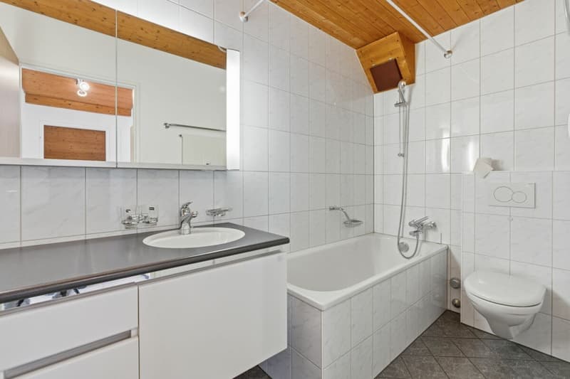 Helle 2.5 Z' Dachwohnung mit Garage und Balkon (7)