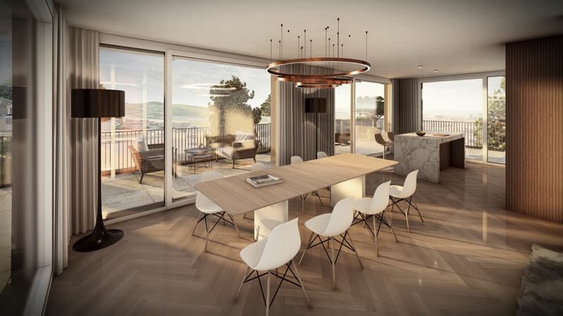 Neubauprojekt AURORA: Moderne 3.5 Z' Attikawohnung (4)