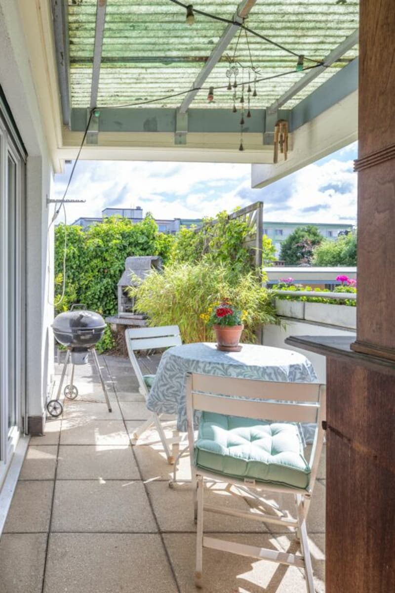 Über den Dächern von Basel: 3 Z' Attikawohnung mit traumhafter Terrasse ca. 80m2 (9)