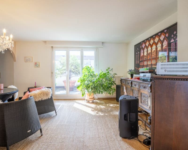 Über den Dächern von Basel: 3 Z' Attikawohnung mit traumhafter Terrasse ca. 80m2 (6)