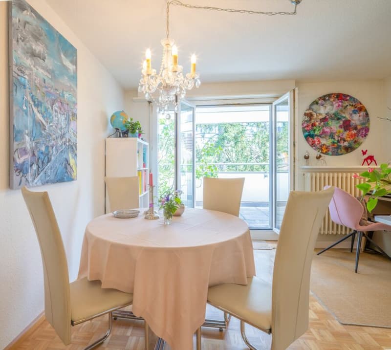 Über den Dächern von Basel: 3 Z' Attikawohnung mit traumhafter Terrasse ca. 80m2 (5)