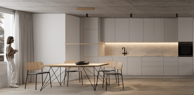 Urban und doch privat - Neubau 2.5 Z' Gartenapartment im beliebten St. Johann-Quartier (4)