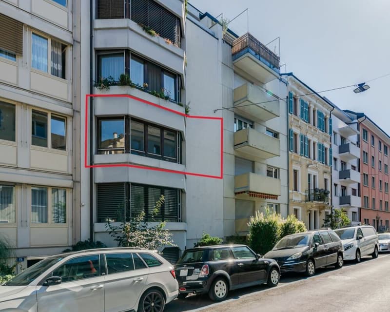Wohnen mit Charme - helle 3.5 Z' Wohnung mit ruhigem Balkon zum Innenhof (1)