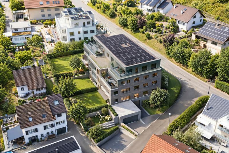 4.5 Z' Gartenwohnung: L7 - hochwertig ländlich: Neubauprojekt mit 10 barrierefreien Eigentumswohnungen in Oberdorf BL (3)