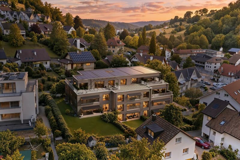 4.5 Z' Wohnung: L7 - hochwertig ländlich: Neubauprojekt mit 10 barrierefreien Eigentumswohnungen in Oberdorf BL (2)