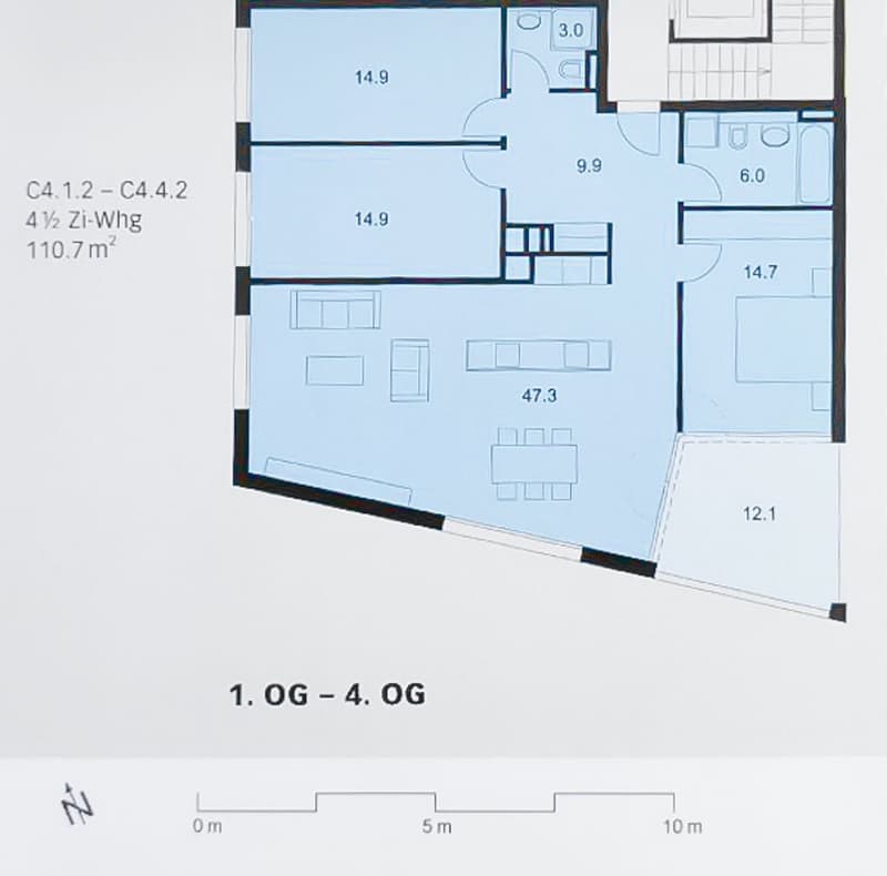 Appartement attractif de 4,5 pièces avec norme Minergie et grand balcon au cœur de Liestal (8)