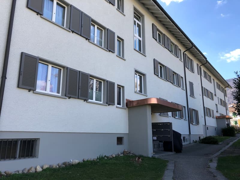 Helle 3.5-Zimmer-Wohnung mit Balkon - neue Küche (1)