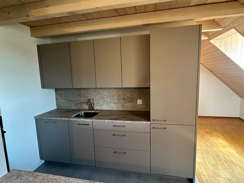 Renovierte 3.5-Zimmer-Dachwohnung - neue Küche (2)