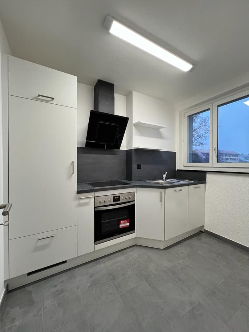 Teilrenovierte 3.5-Zimmer-Wohnung mit neuer Küche (1)