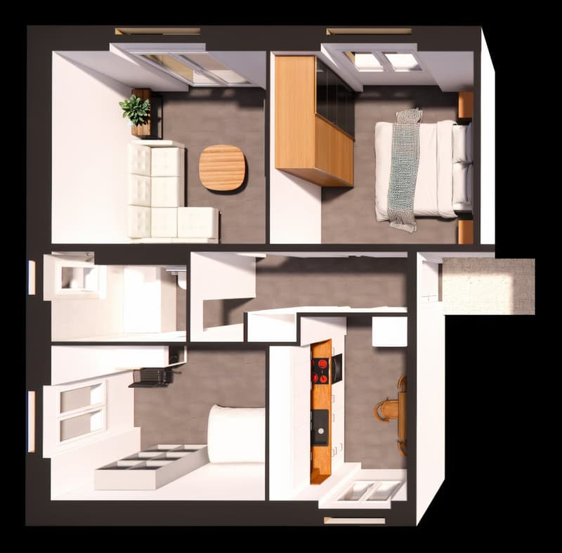Frisch sanierte, moderne 3 Zimmer Wohnung mit Balkon – sofort verfügbar! (8)