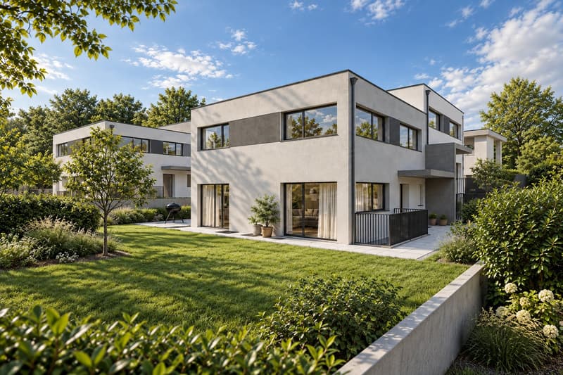 NEUBAU VIER DOPPELEINFAMILIENHÄUSER , NIEDERDORF (3)