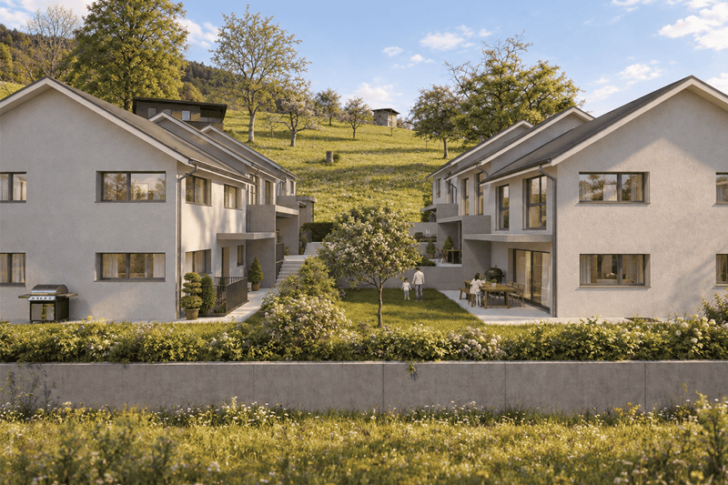 NEUBAU SECHS REIHENEINFAMILIENHÄUSER, NIEDERDORF (4)