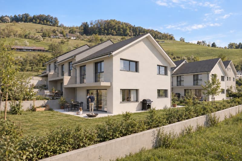 NEUBAU SECHS REIHENEINFAMILIENHÄUSER, NIEDERDORF (2)