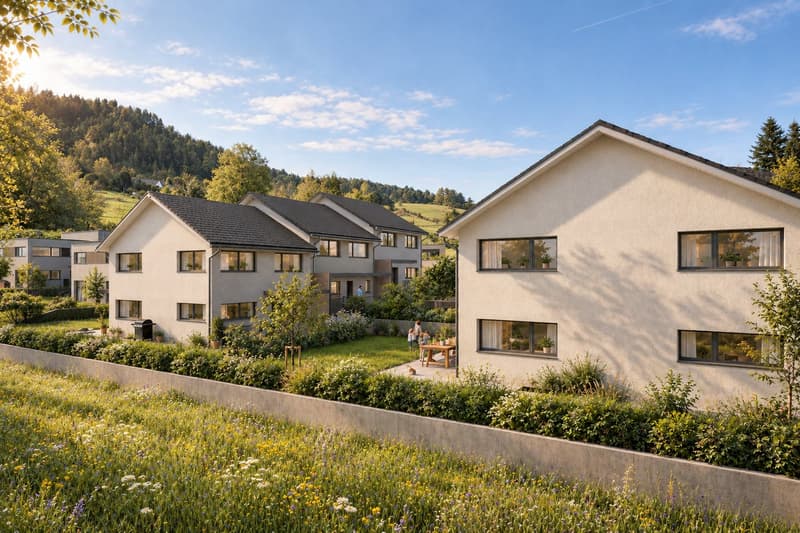 NEUBAU SECHS REIHENEINFAMILIENHÄUSER, NIEDERDORF (3)