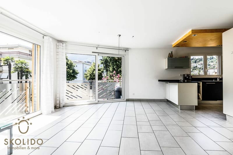 Immeuble résidentiel avec trois appartements de vacances et jardin à ASCONA (23)