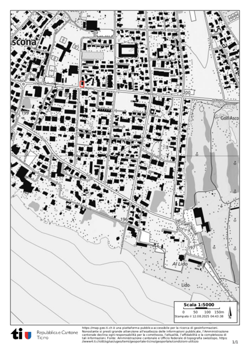 Immeuble résidentiel avec trois appartements de vacances et jardin à ASCONA (63)