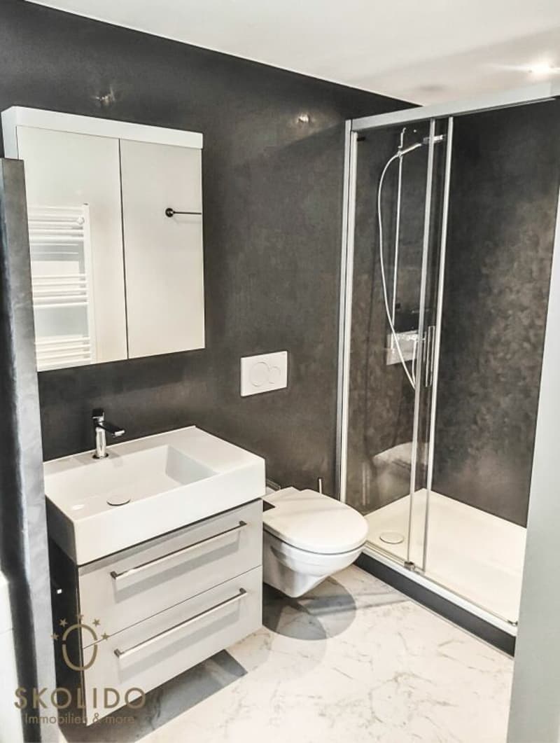 Renovierte & möblierte 3 ½ Zimmer-Maisonettewohnung nahe Bahnhof Visp (6)