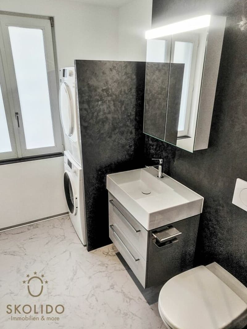 Renovierte & möblierte 3 ½ Zimmer-Maisonettewohnung nahe Bahnhof Visp (8)