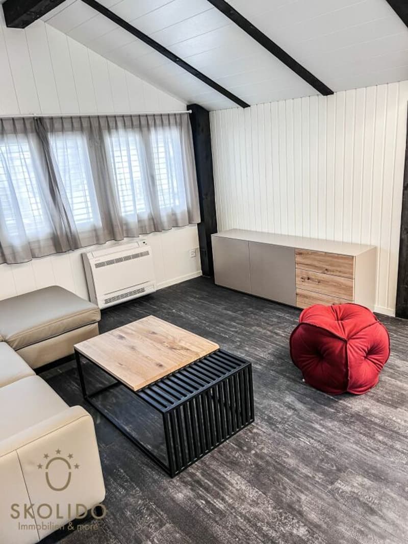 Renovierte & möblierte 3 ½ Zimmer-Maisonettewohnung nahe Bahnhof Visp (11)
