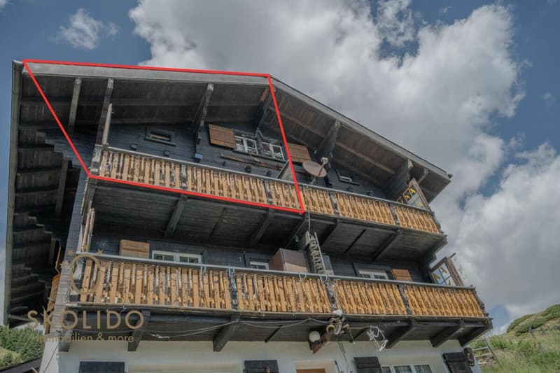 Gemütliche Dachwohnung (Südwestseite) im Haus Arve (1)